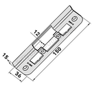Step 40 Monteringsstolpe ST4011 vinklad